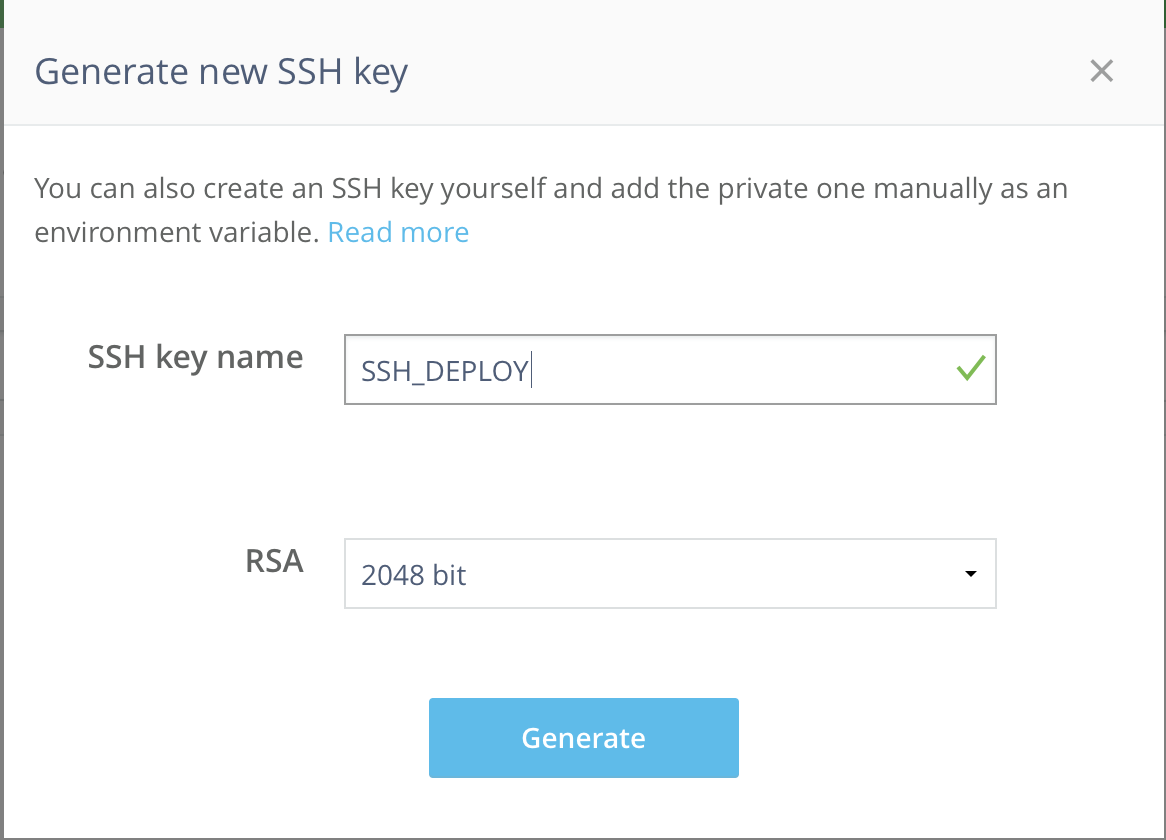 New SSH Key